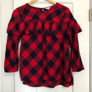 Plaid Crown & Ivy top